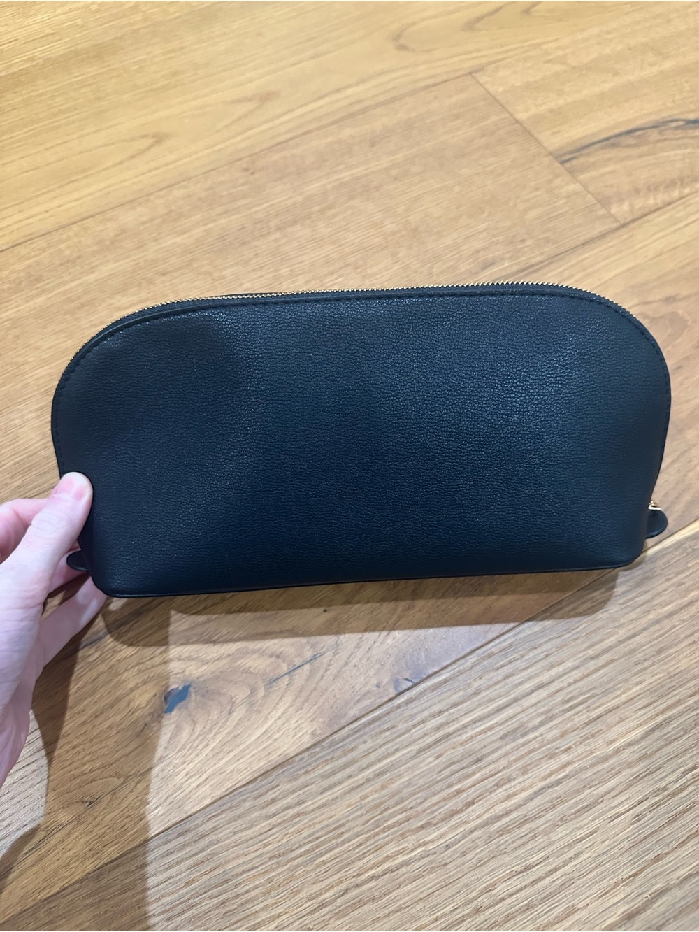 Cos Bar. Black faux leather Toiletry Bag. New/unused